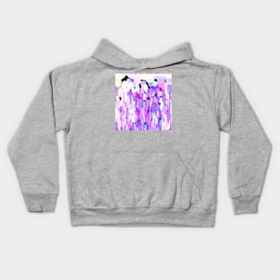 Lavender Purple WhiteTears Abstract Kids Hoodie